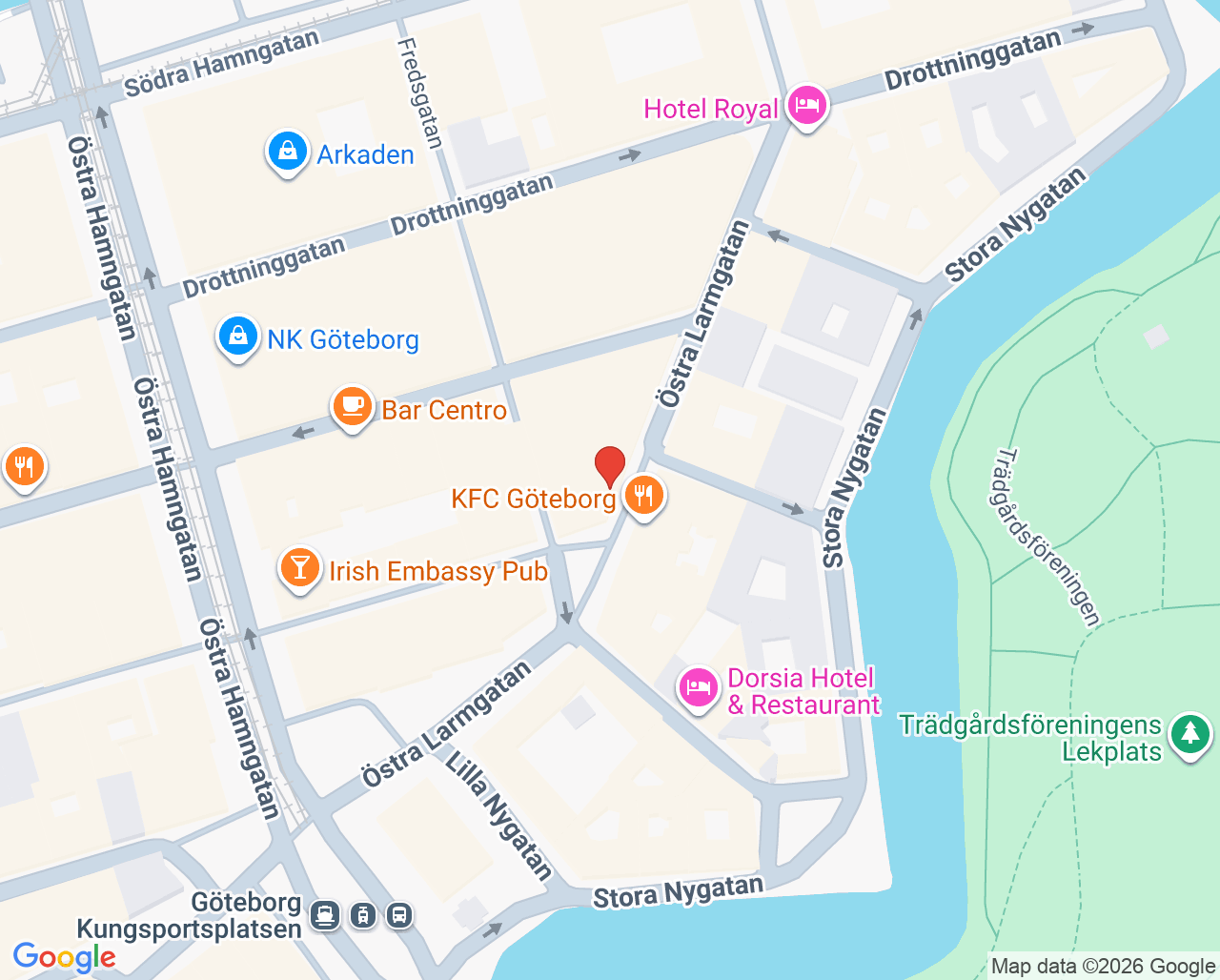 Karta till Barnfysioterapeuten Anna Öhman, Göteborg