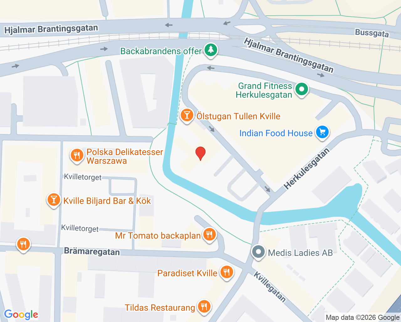 Karta till Dentjob Göteborg