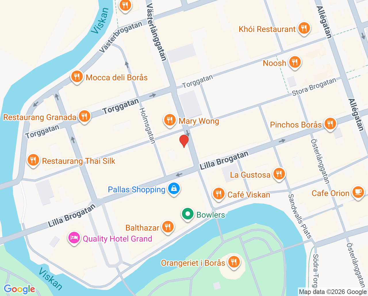 Karta till Foresee ögonklinik