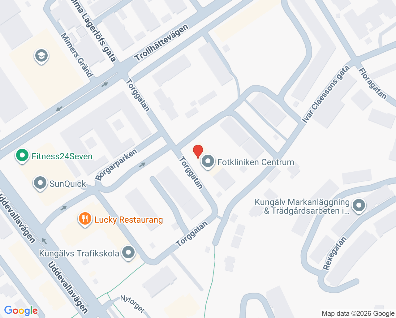 Karta till MJ Tandvård- Ann-Sofie Johansson