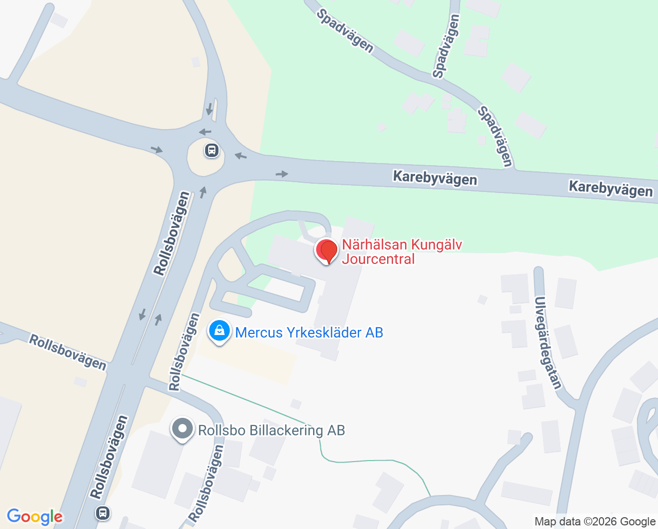 Karta till Södra Bohuslän psykologmott föräldraskap och små barn