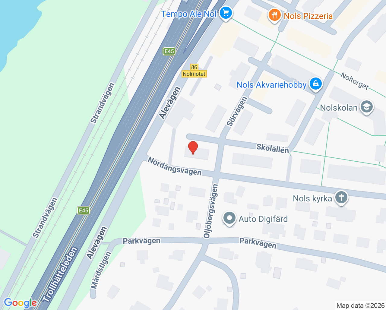 Karta till Tandfokus Nol