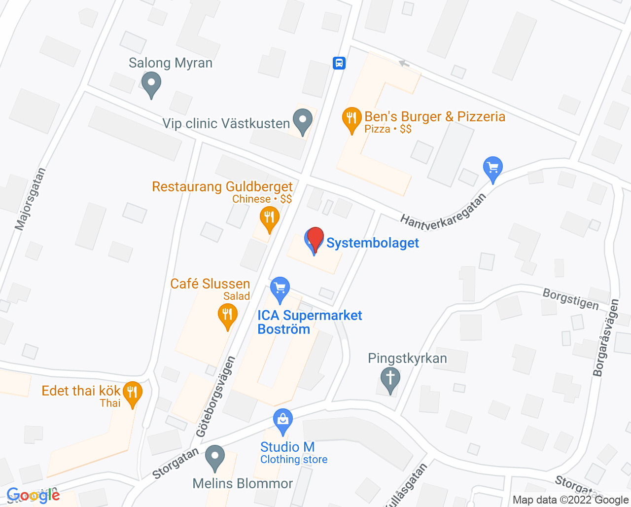 Karta till Mini-Maria Lilla Edet