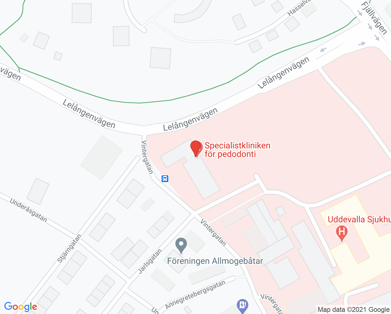 Karta till Ortodontilab Uddevalla, Uddevalla