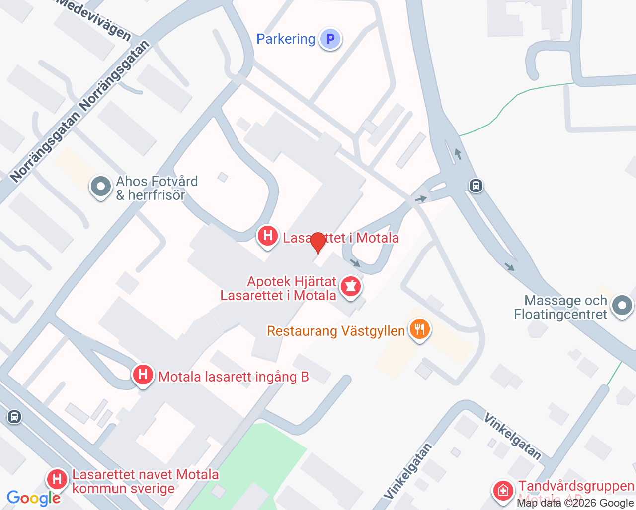 Karta till ForMotion Ortopedteknik Motala