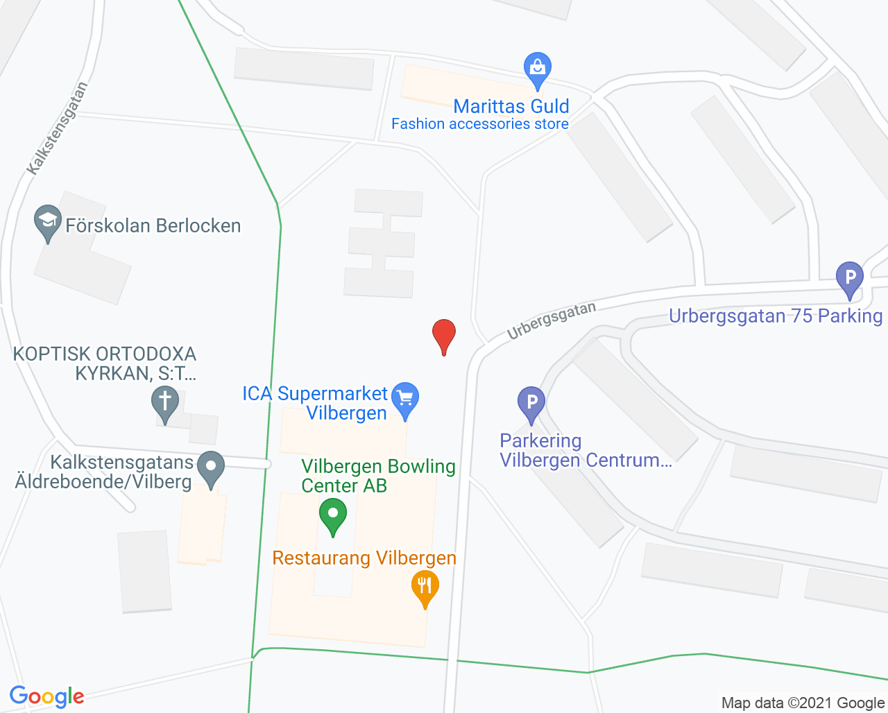Karta till Norrköpings Ögonklinik