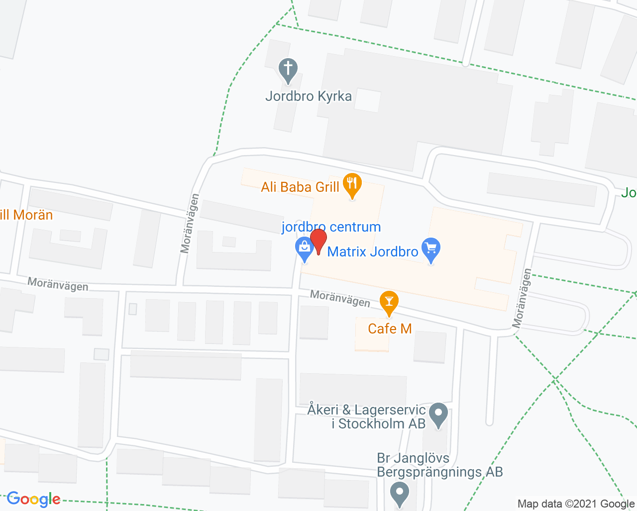 Karta till Röstkonsulten i Jordbro, Haninge