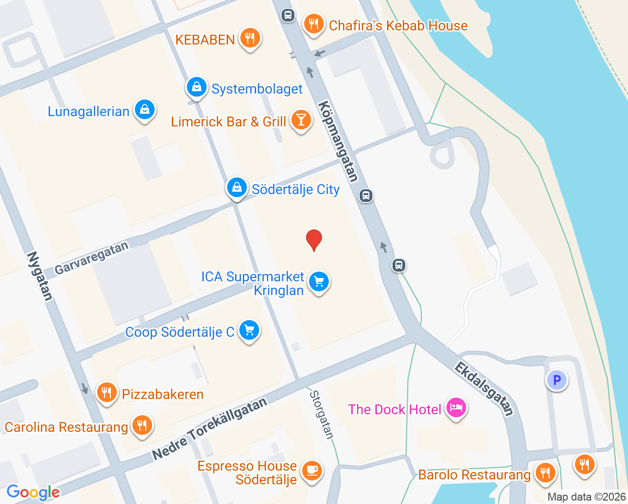 Karta till Kringlantandläkarna