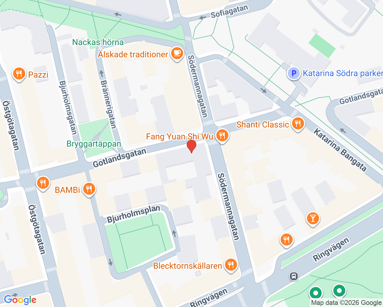 Karta till Reflektionsrummet - Skanstulls Psykoterapi