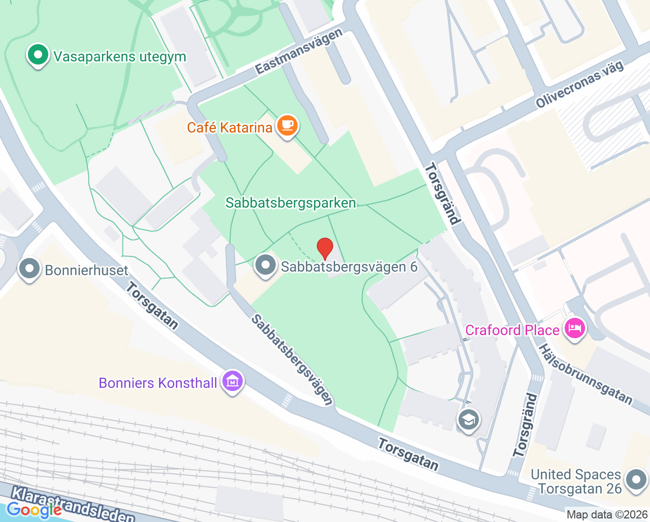 Karta till Ahlstrand Psykologtjänst