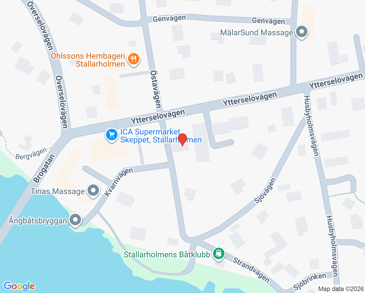 Karta till Kersti Angenent Stallarholmen, Strängnäs