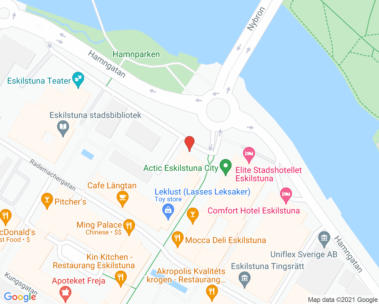 Karta till Kvinnohälsan Eskilstuna, Eskilstuna