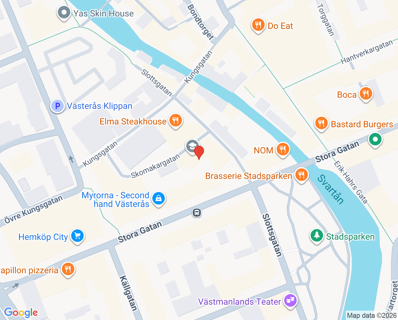 Karta till Kopparhälsan