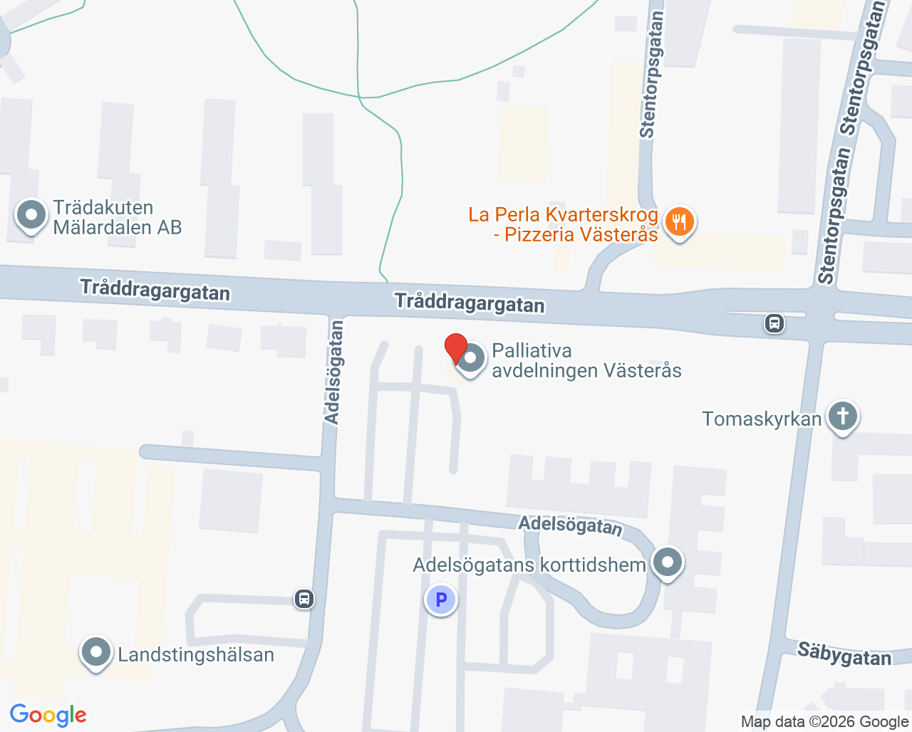 Karta till AH-teamet Västerås