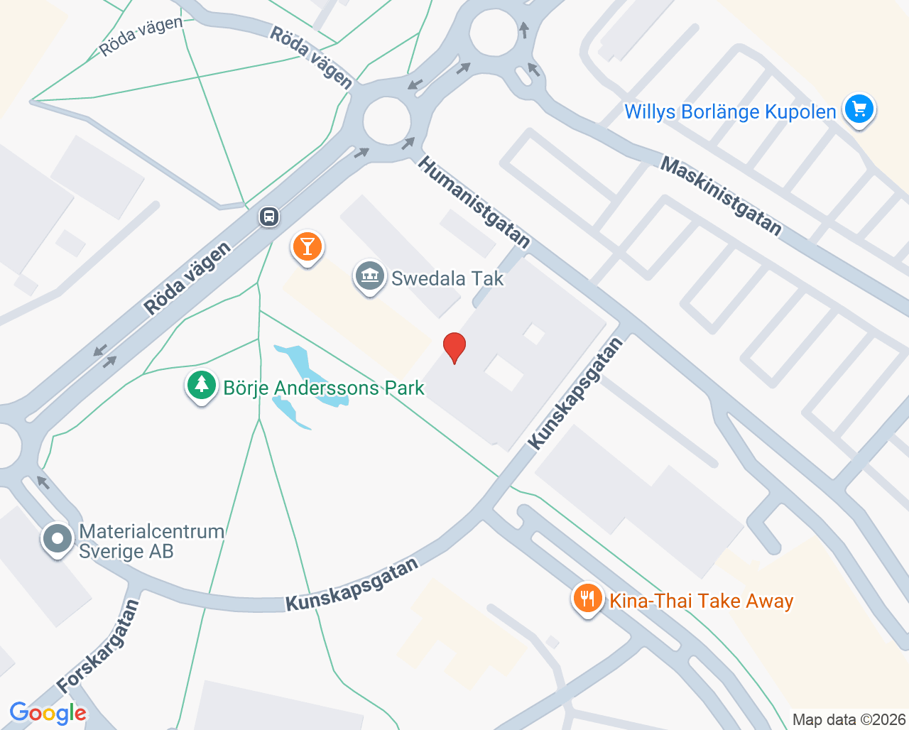 Karta till Familjecentral Sopranen Borlänge