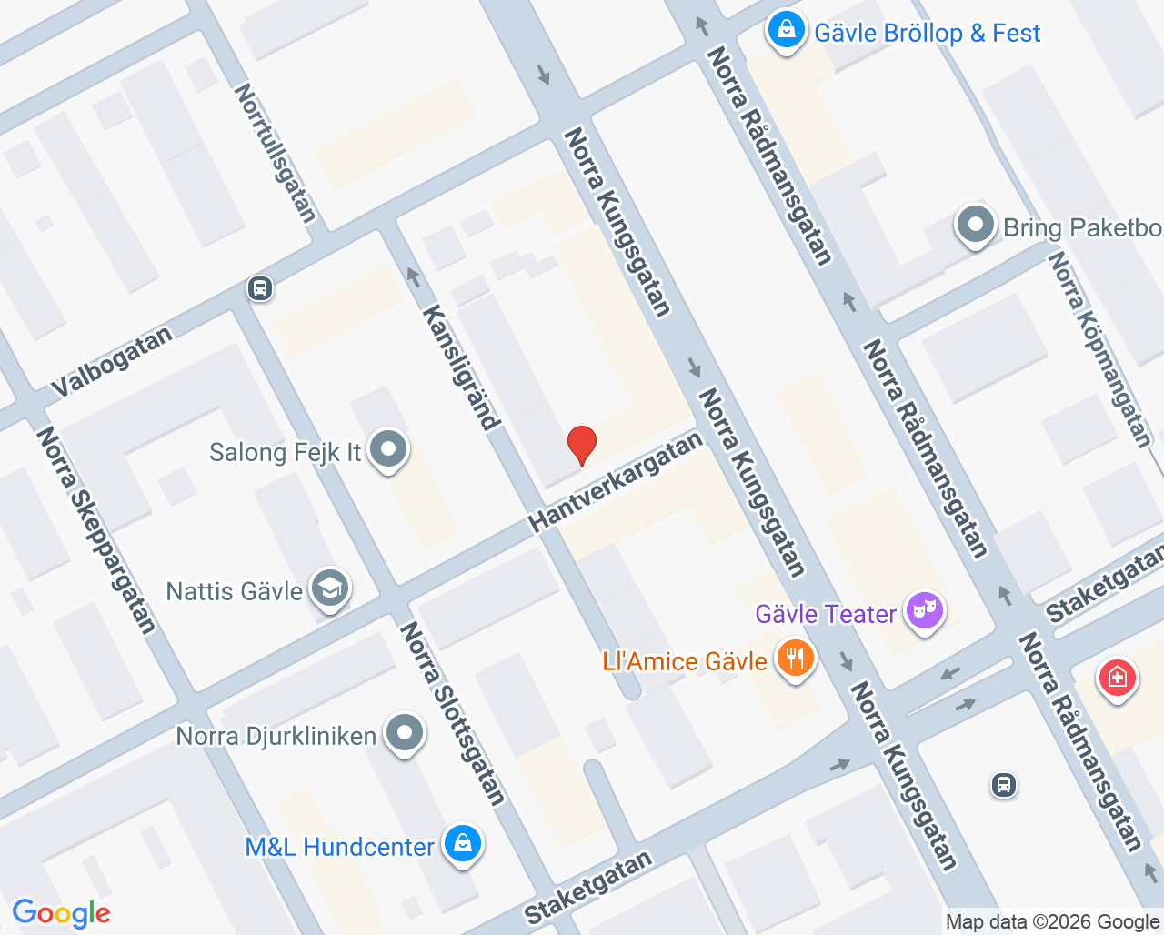 Karta till BL SJUKGYMNASTIK BL