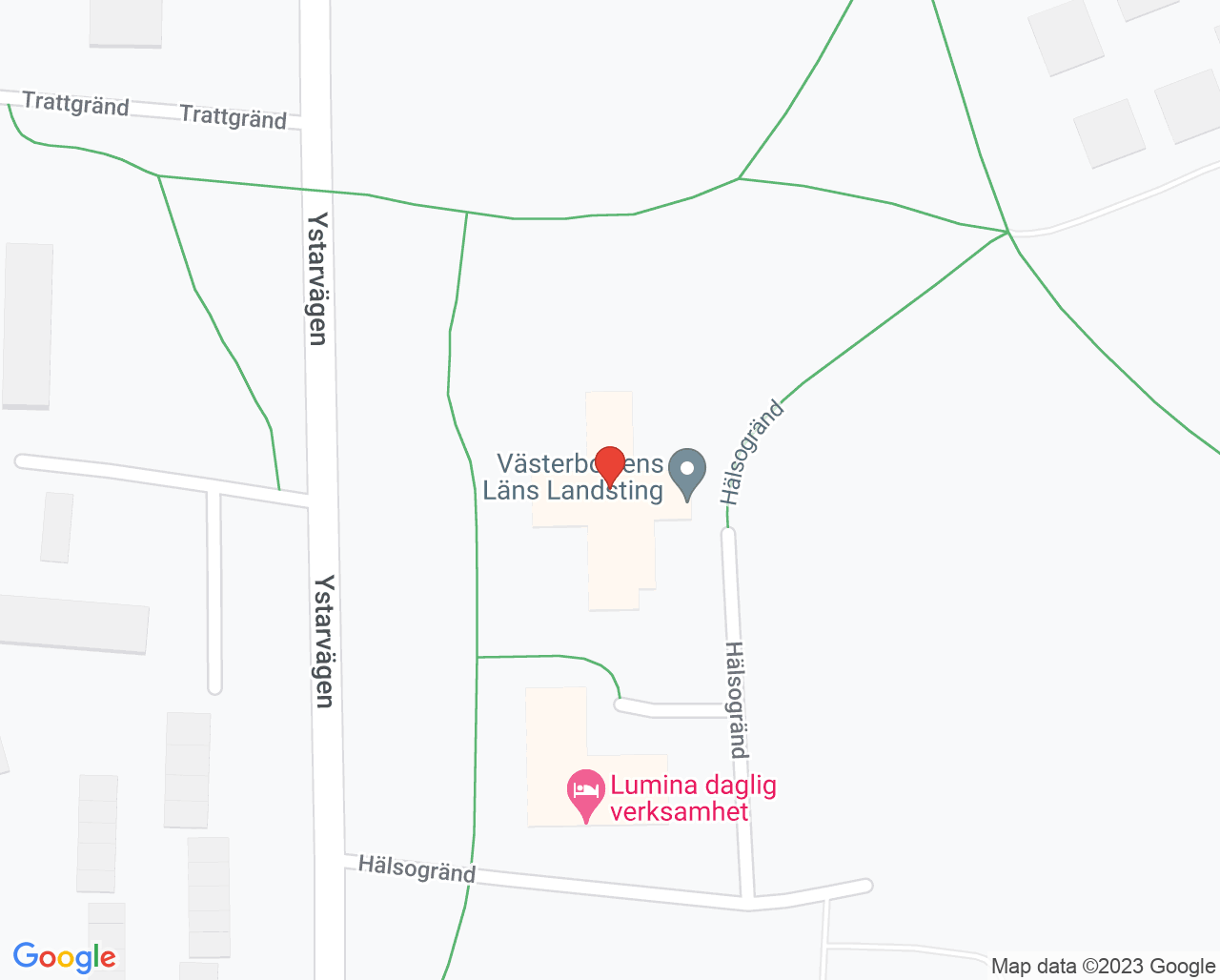 Karta till Primo Umeå