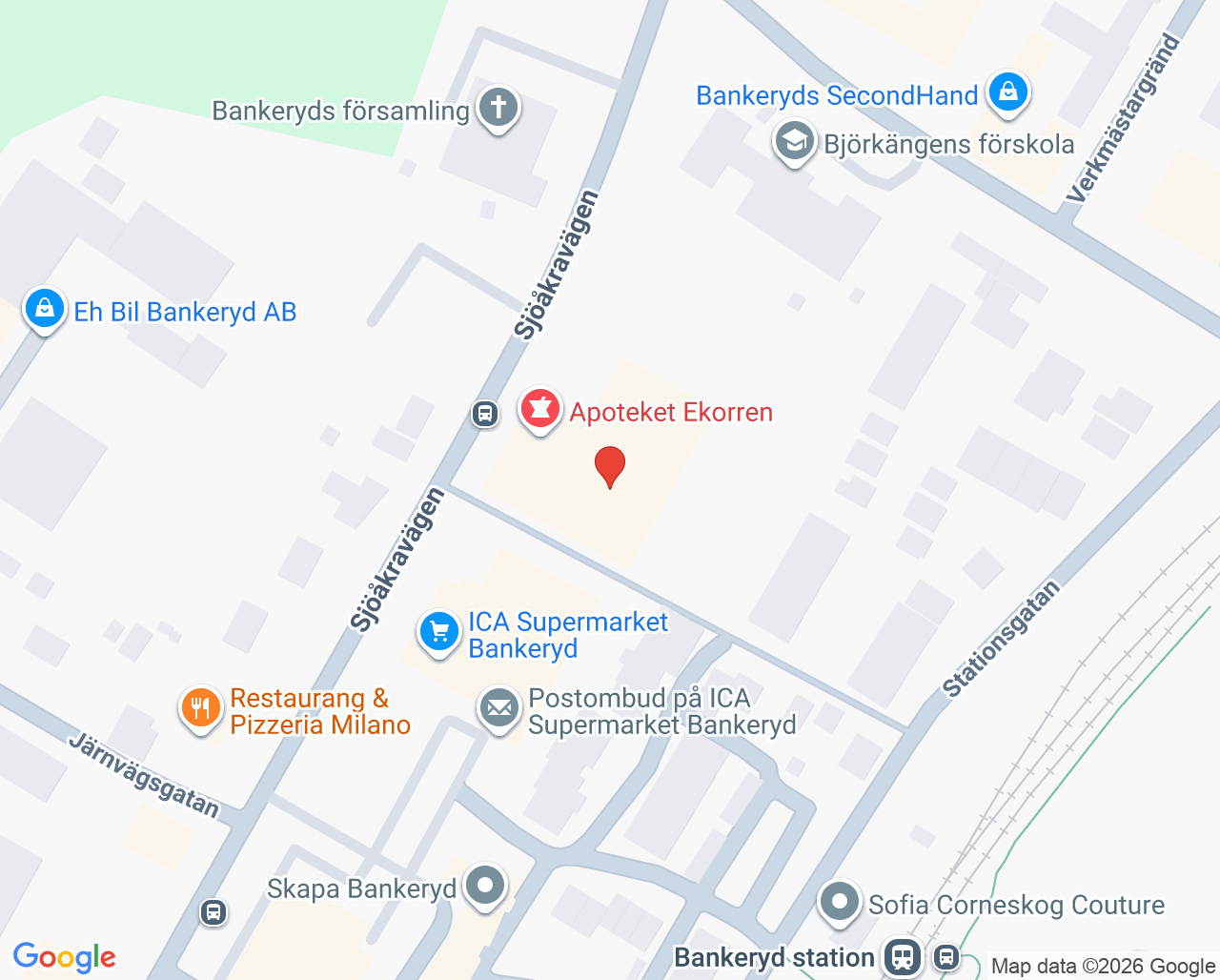 Karta till Barnhälsovården Bankeryd