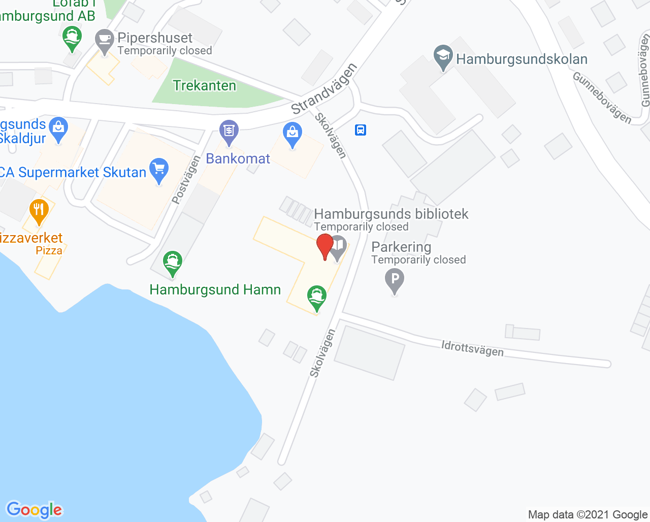 Karta till Folktandvården Hamburgsund, Hamburgsund