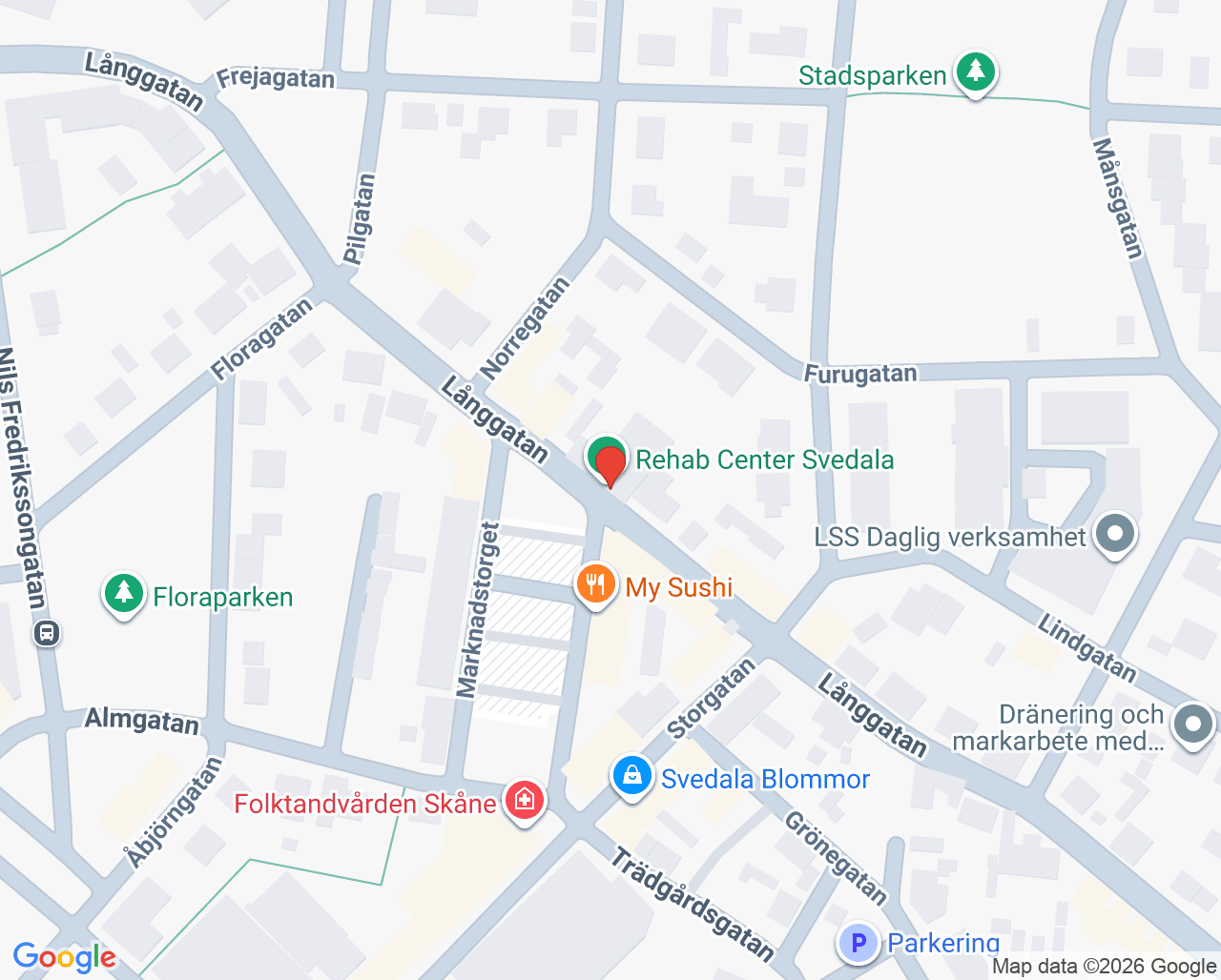 Karta till Györffy Istvan, Svedala