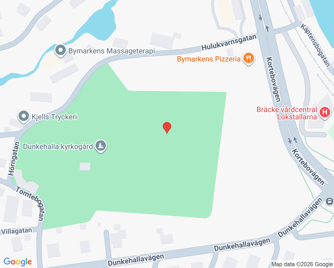 Karta till Cellprovsmottagning Dalvik