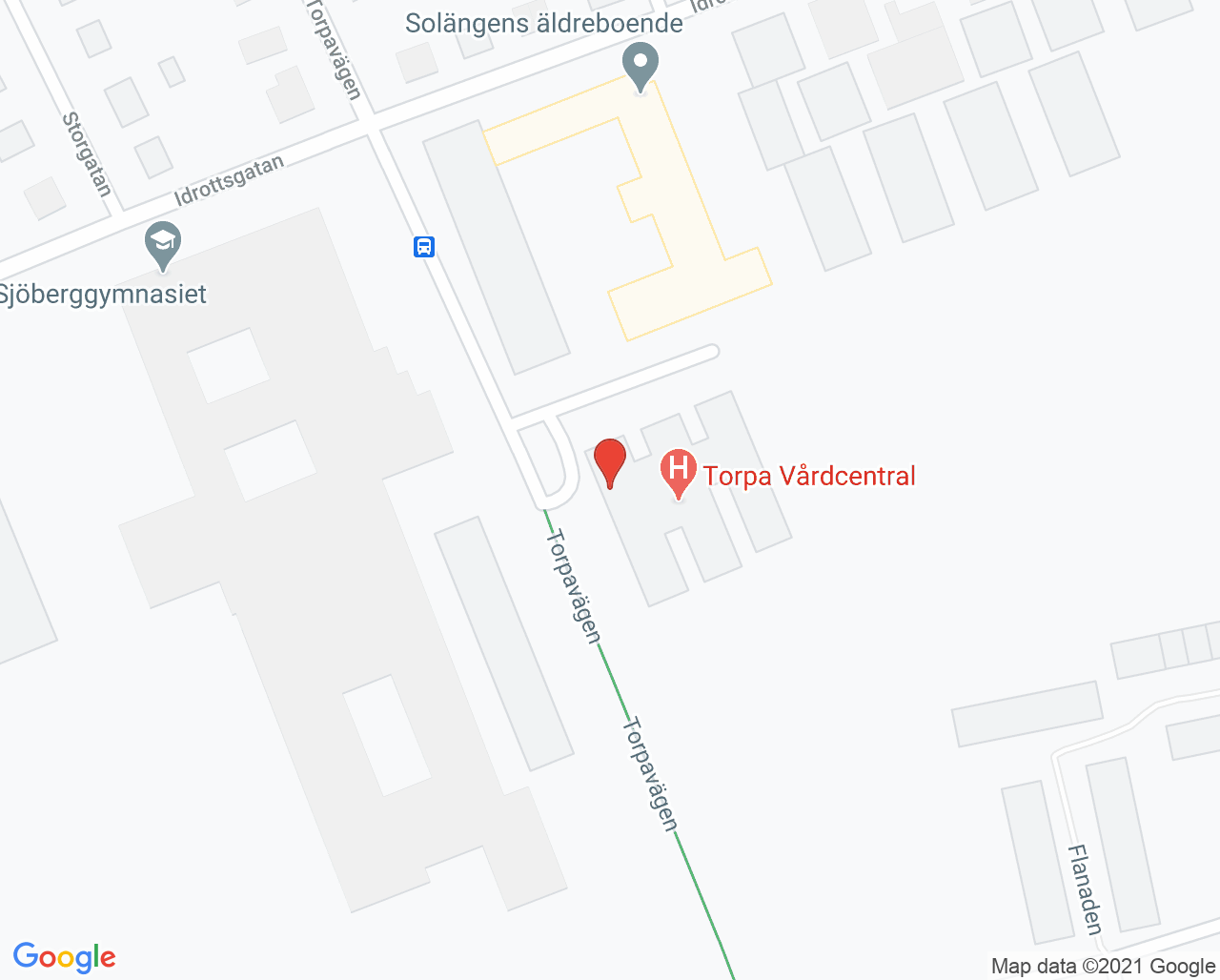 Karta till Medpro Clinic Rehab Vänersborg, Vänersborg