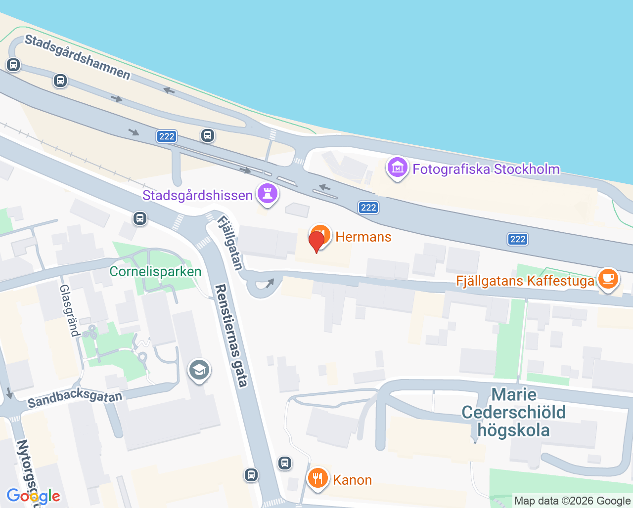 Karta till Psykoterapeut Lennart Svedhem Södermalm