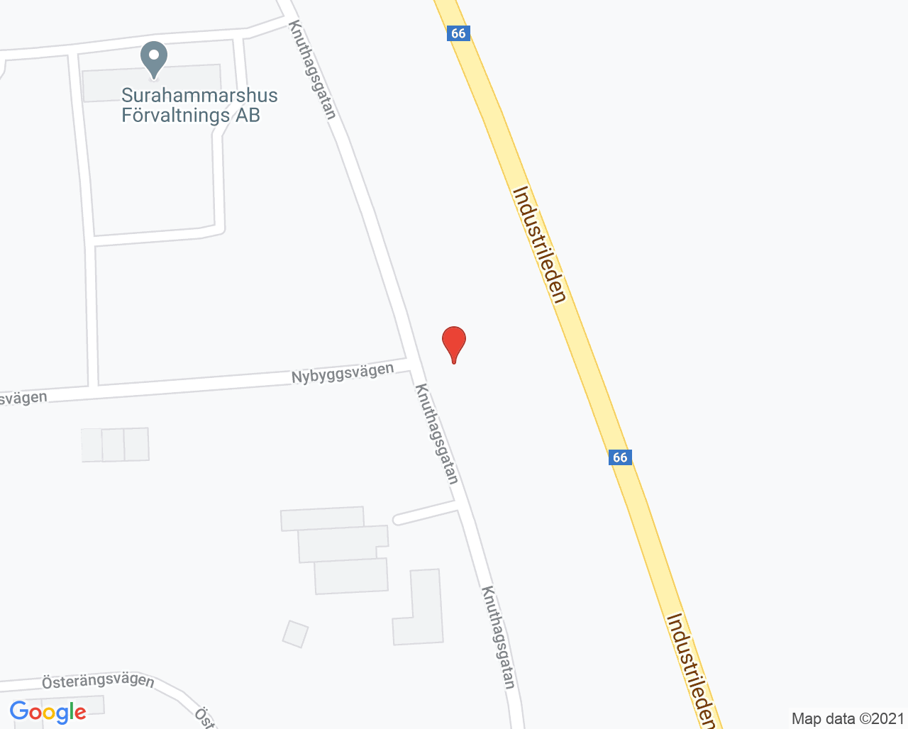 Karta till Hälsocenter Surahammar