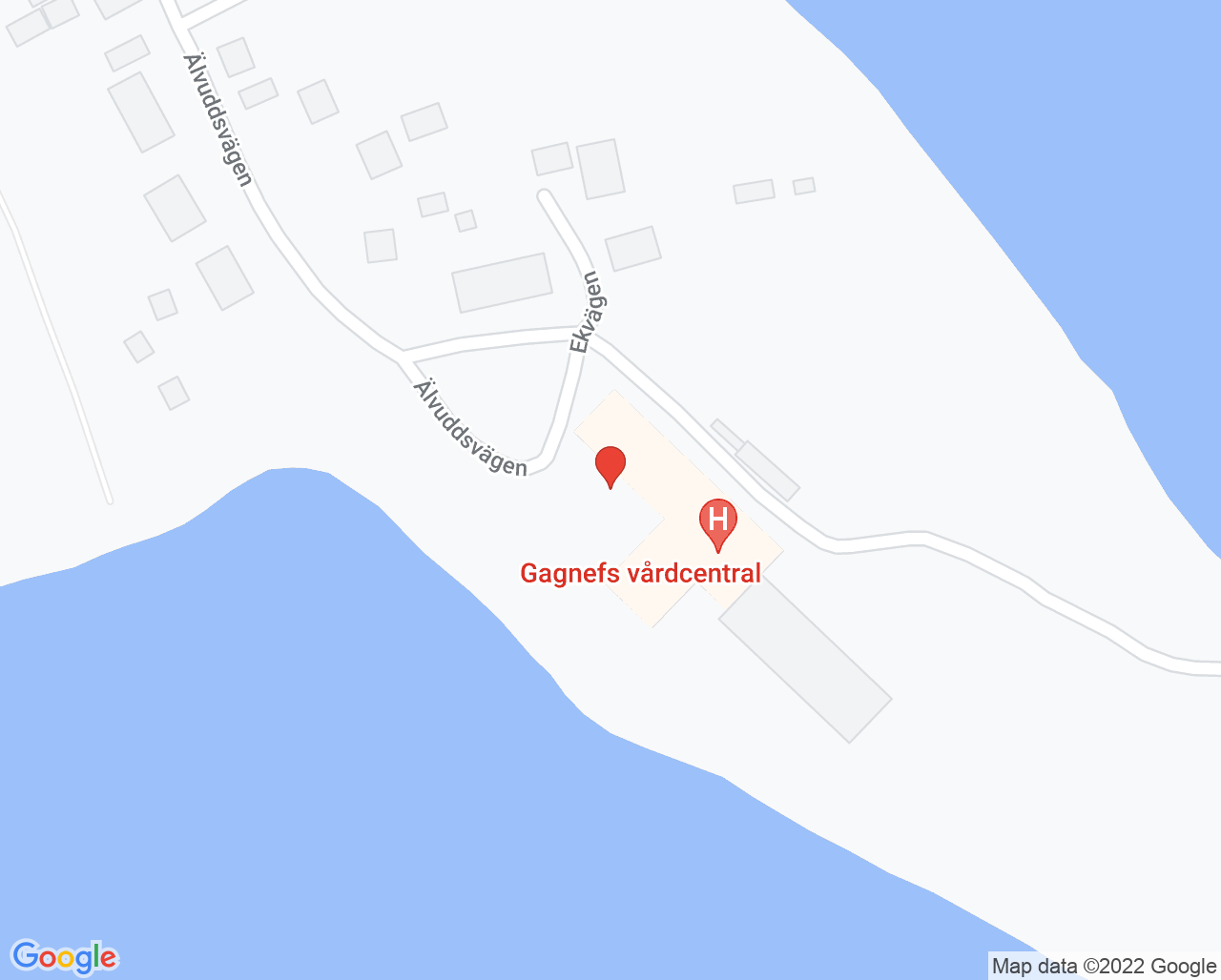 Karta till Vårdcentral Gagnef