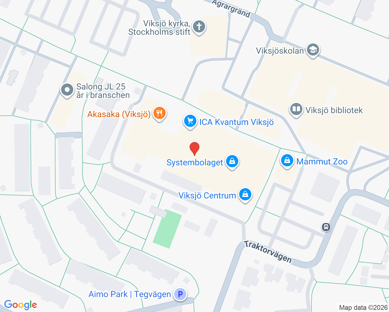 Karta till Folktandvården Viksjö, Järfälla