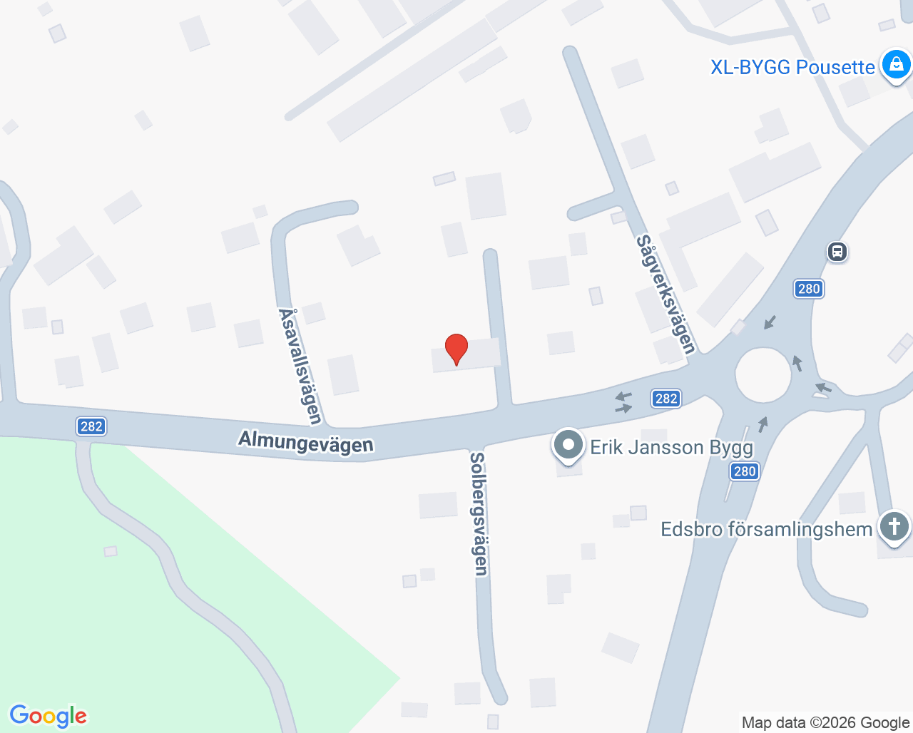 Karta till Doktor.se Edsbro Närmottagning
