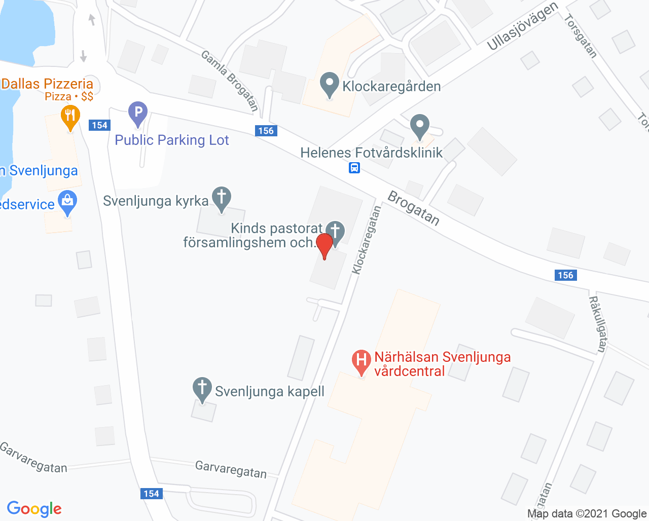 Karta till Folktandvården Svenljunga-Överlida, Svenljunga