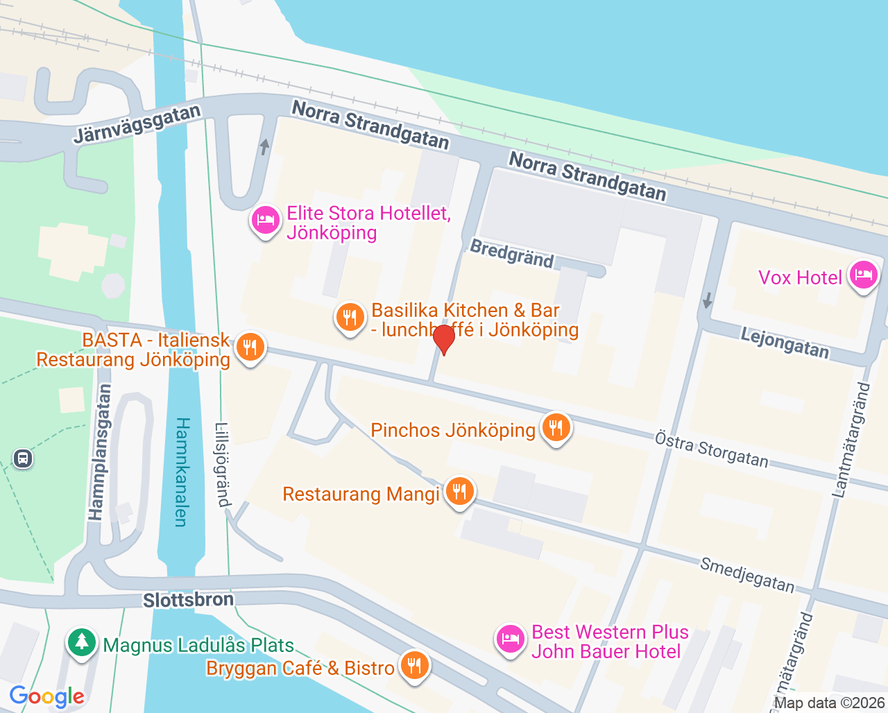 Karta till Mayamottagningen, Jönköping