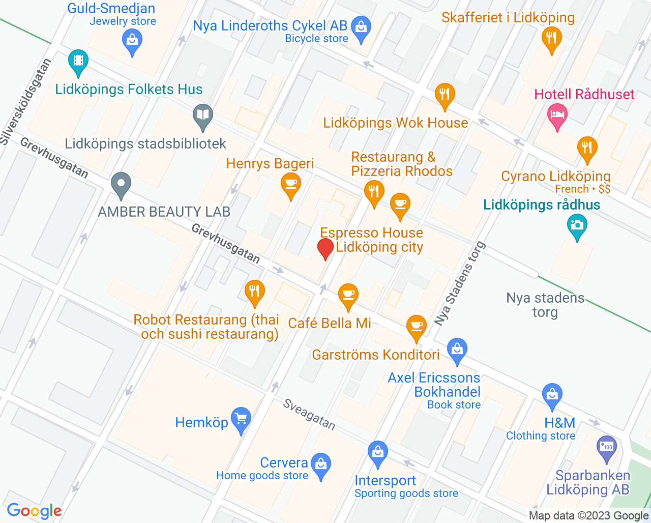 Karta till Doktor24 Lidköping, Lidköping