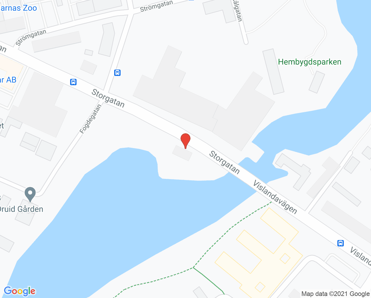 Karta till Integrerad missbruks och beroendemottagning Ljungby, Ljungby