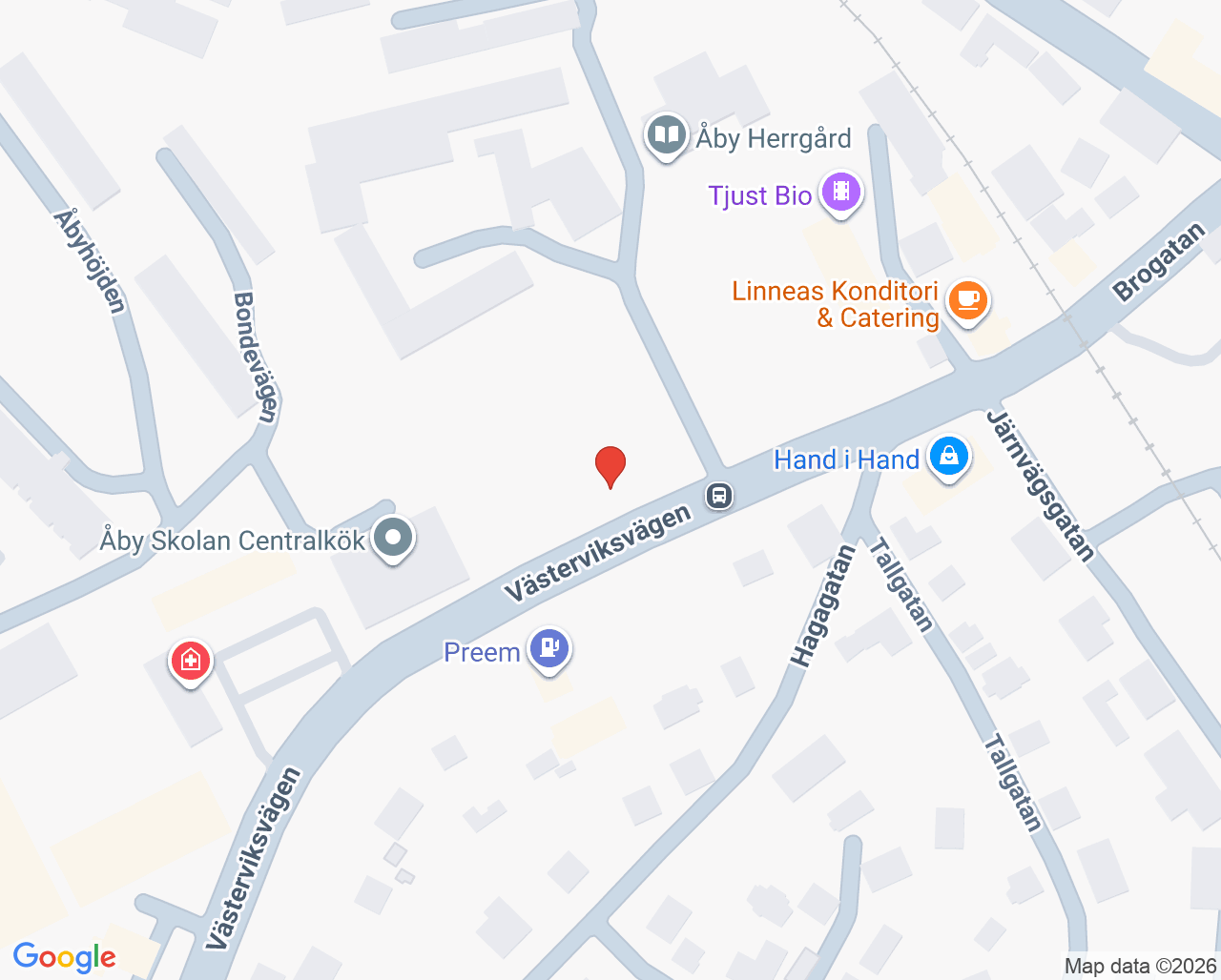 Karta till Gamleby hälsocentral