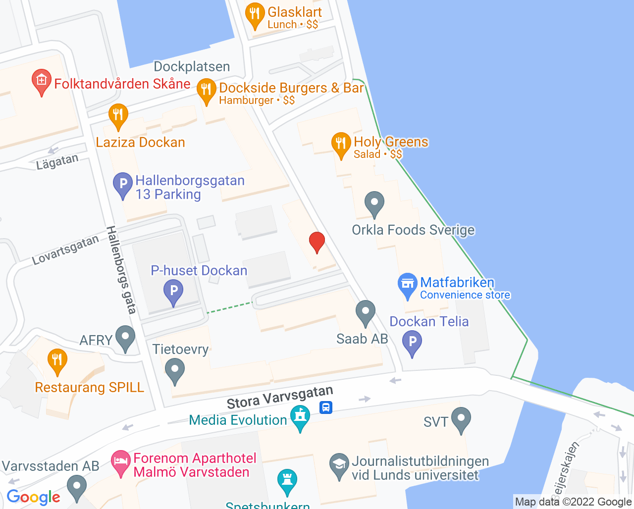 Karta till Tandvården Klaffbron