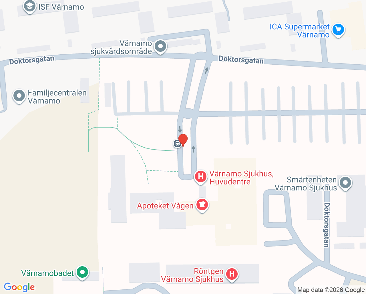 Karta till Barnhälsovården Värnamo