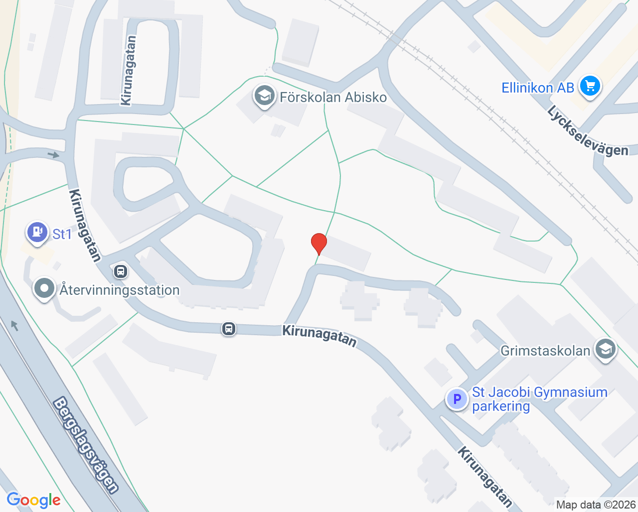Karta till PIK Tandhälsa, Hässelby/Vällingby