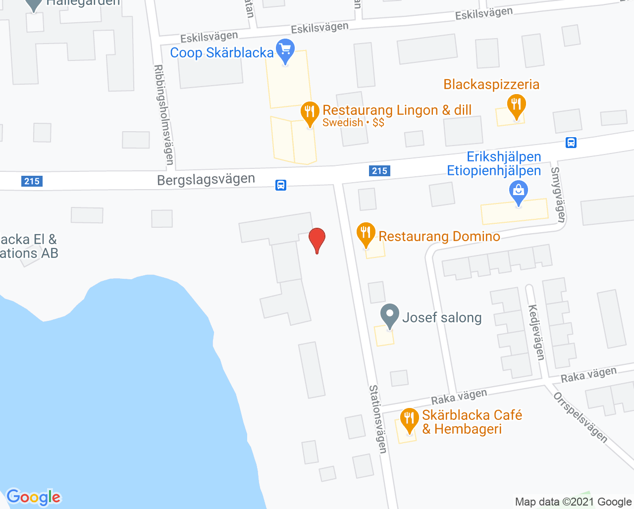 Karta till Folktandvården Skärblacka