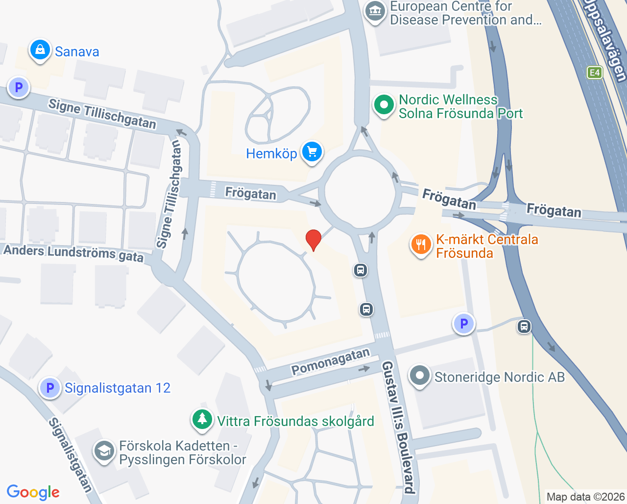 Karta till Baho och Roberto Dental Care