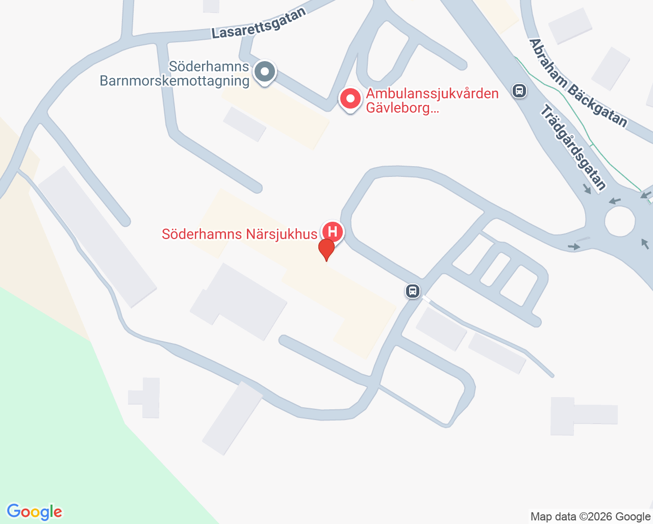 Karta till Asyl och Migranthälsa Gävleborg