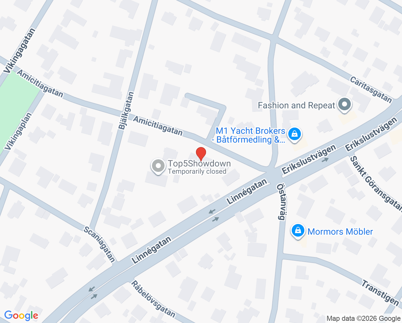 Karta till Psykiatriservice Lögdberg Bengt, Limhamn