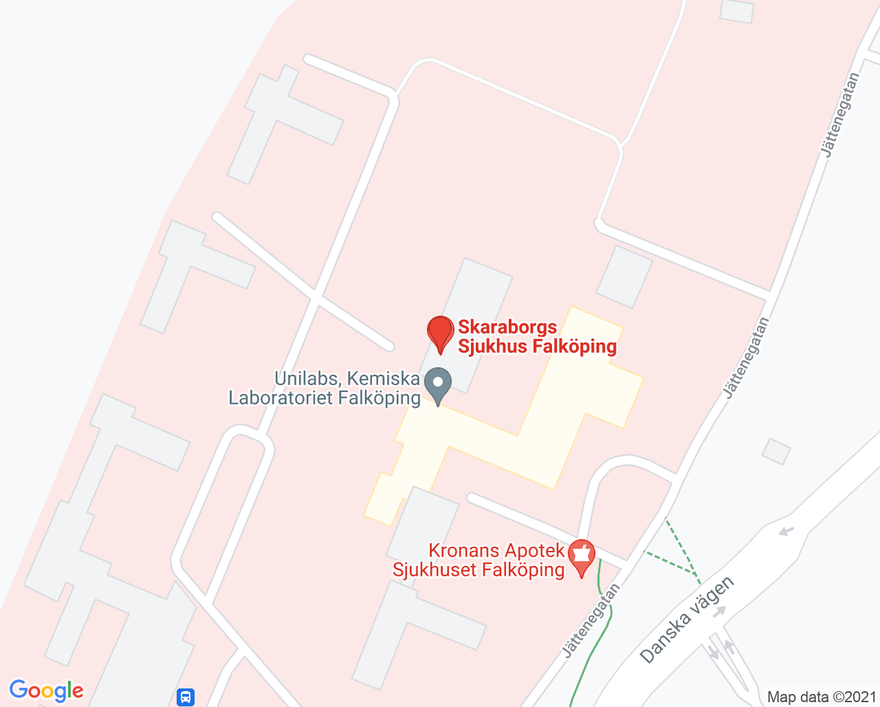 Karta till Vital Falköping