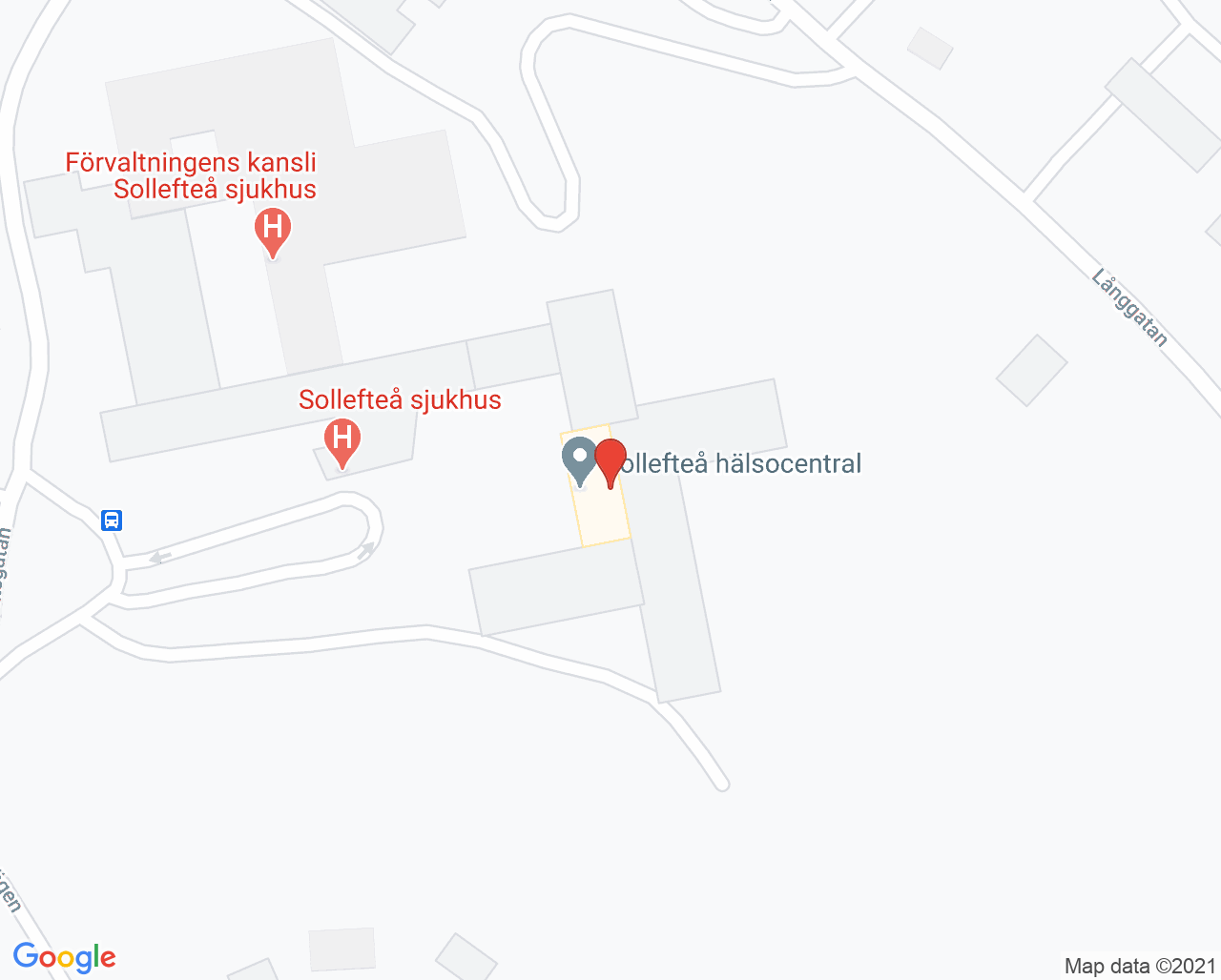 Karta till Psykolog för föräldra- och barnhälsovård Sollefteå