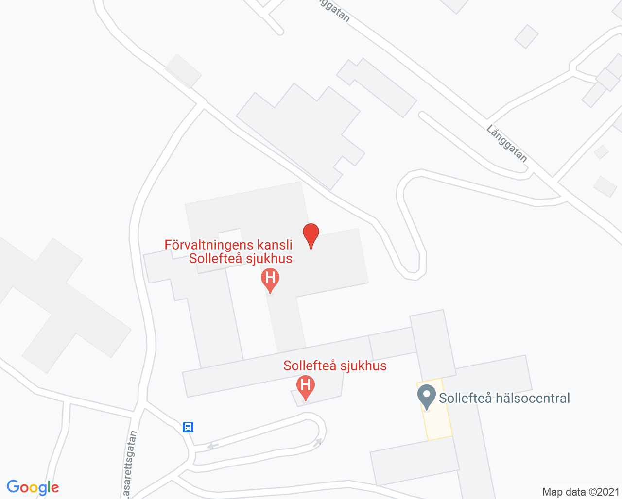 Karta till Hörcentralen Sollefteå