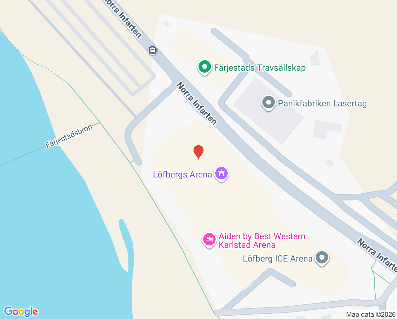 Karta till Limbra Karlstad