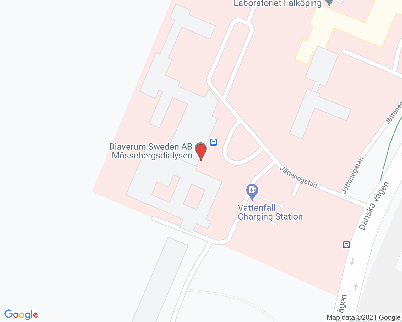 Karta till Psykosavdelning, Skövde