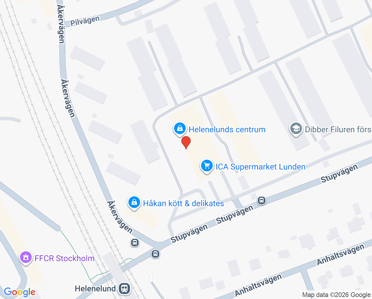 Karta till Sollentuna Specialisttandvård, Sollentuna