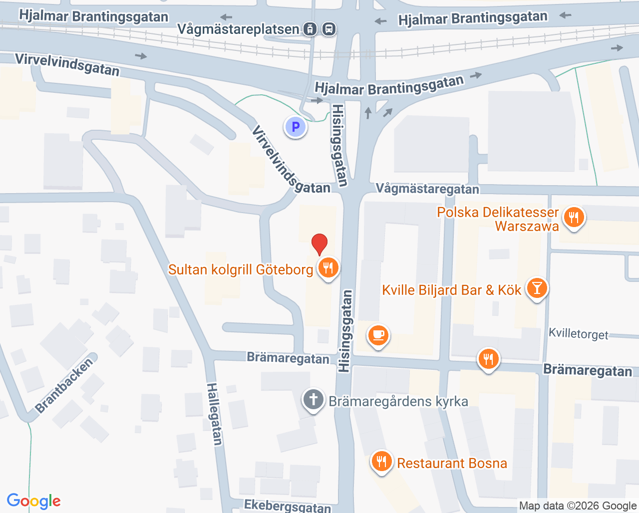 Karta till Cleopatra Medical Center, Göteborg